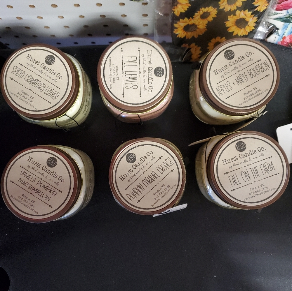 8oz Candles Fall Scents